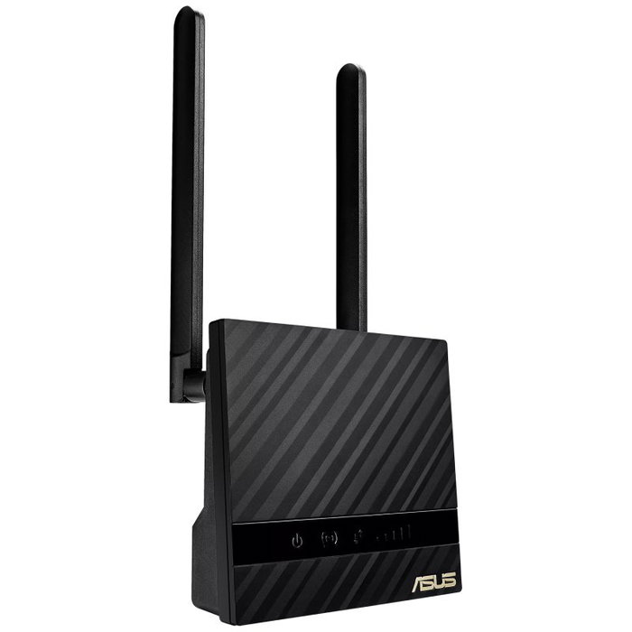 Asus 4G-N16 Router Inalámbrico 4G LTE con WiFi de 300 Mbps, 2.4GHz, 4 Antenas, Puerto LAN, Compatible con Tarjeta SIM, Modelo 90IG07E0-MO3H00